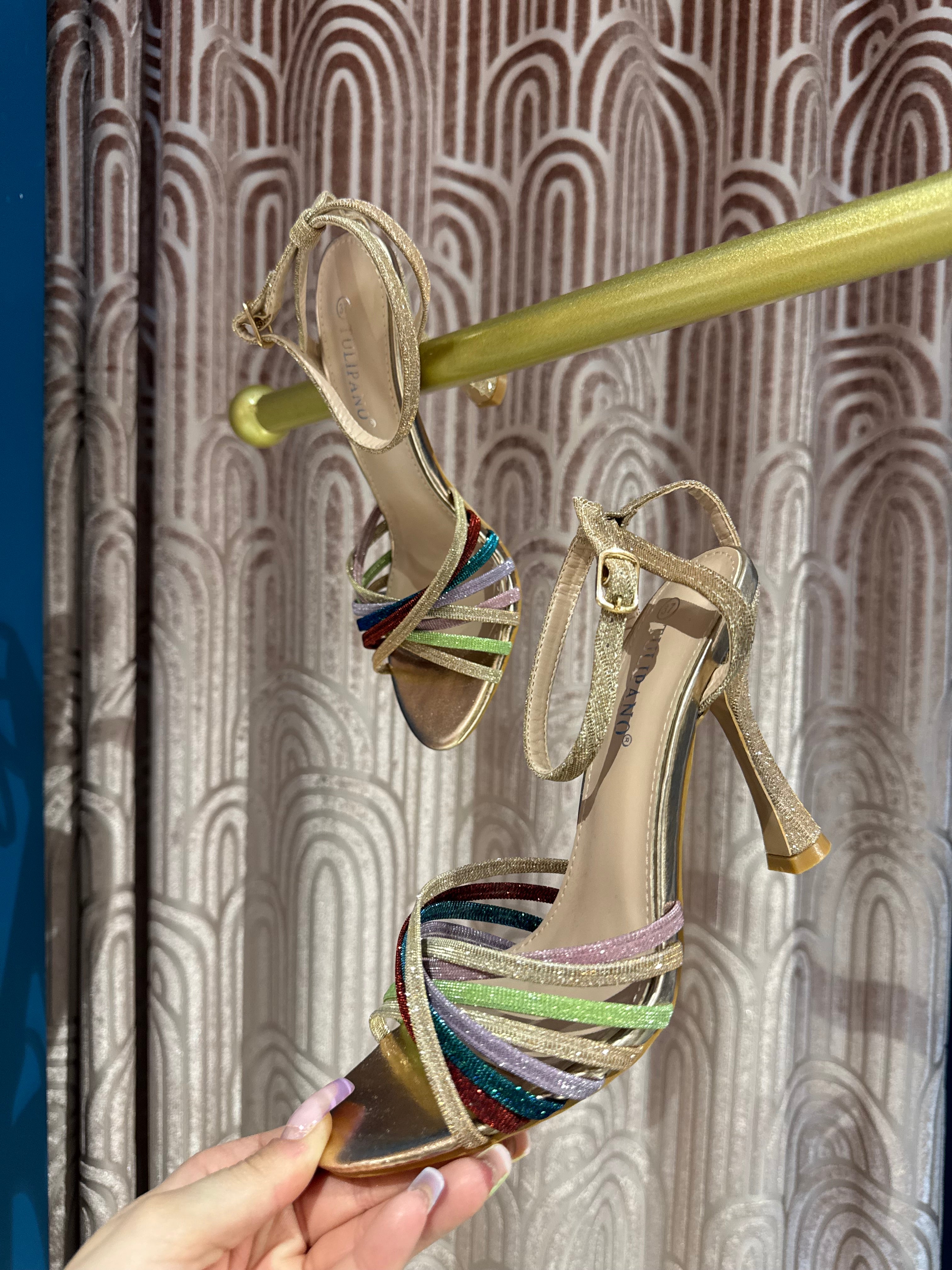 Sandalo Multicolor Glitter