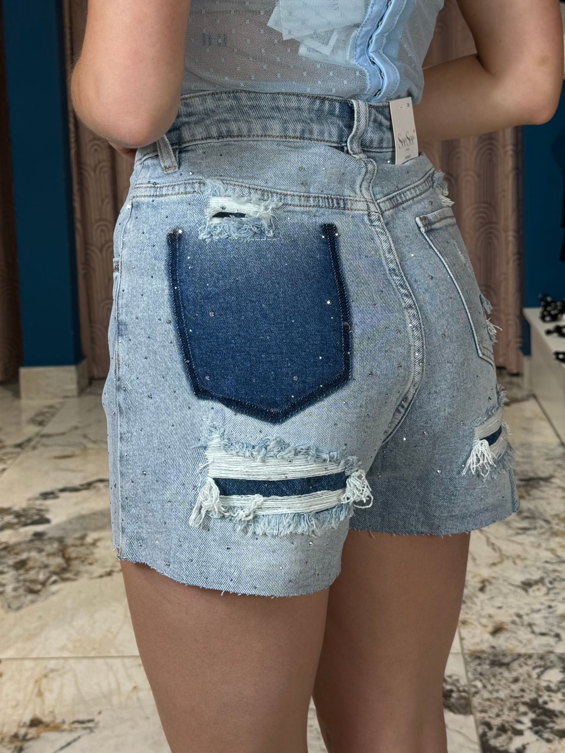 Shorts Strass Anita
