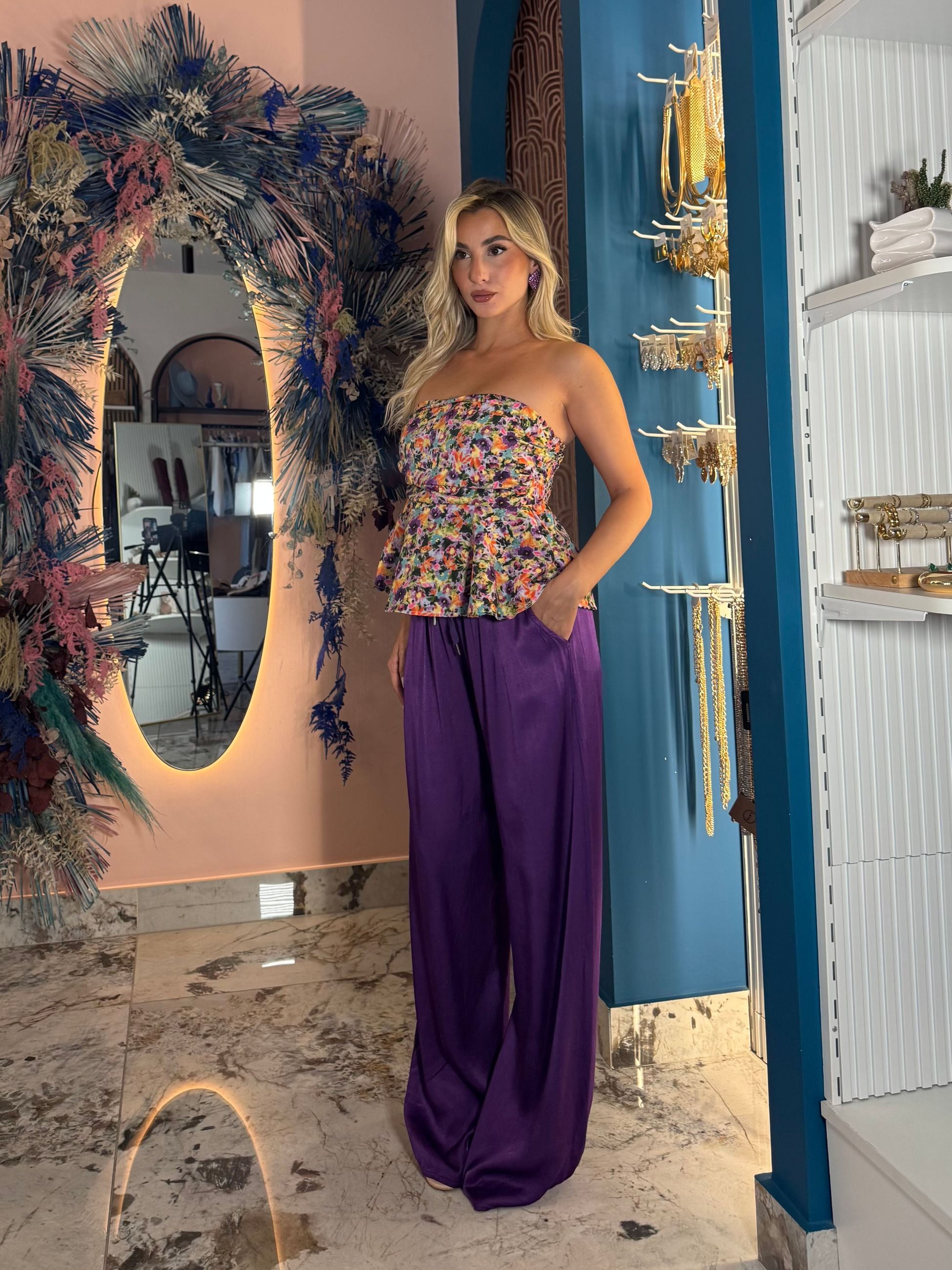 Pantalone Satin