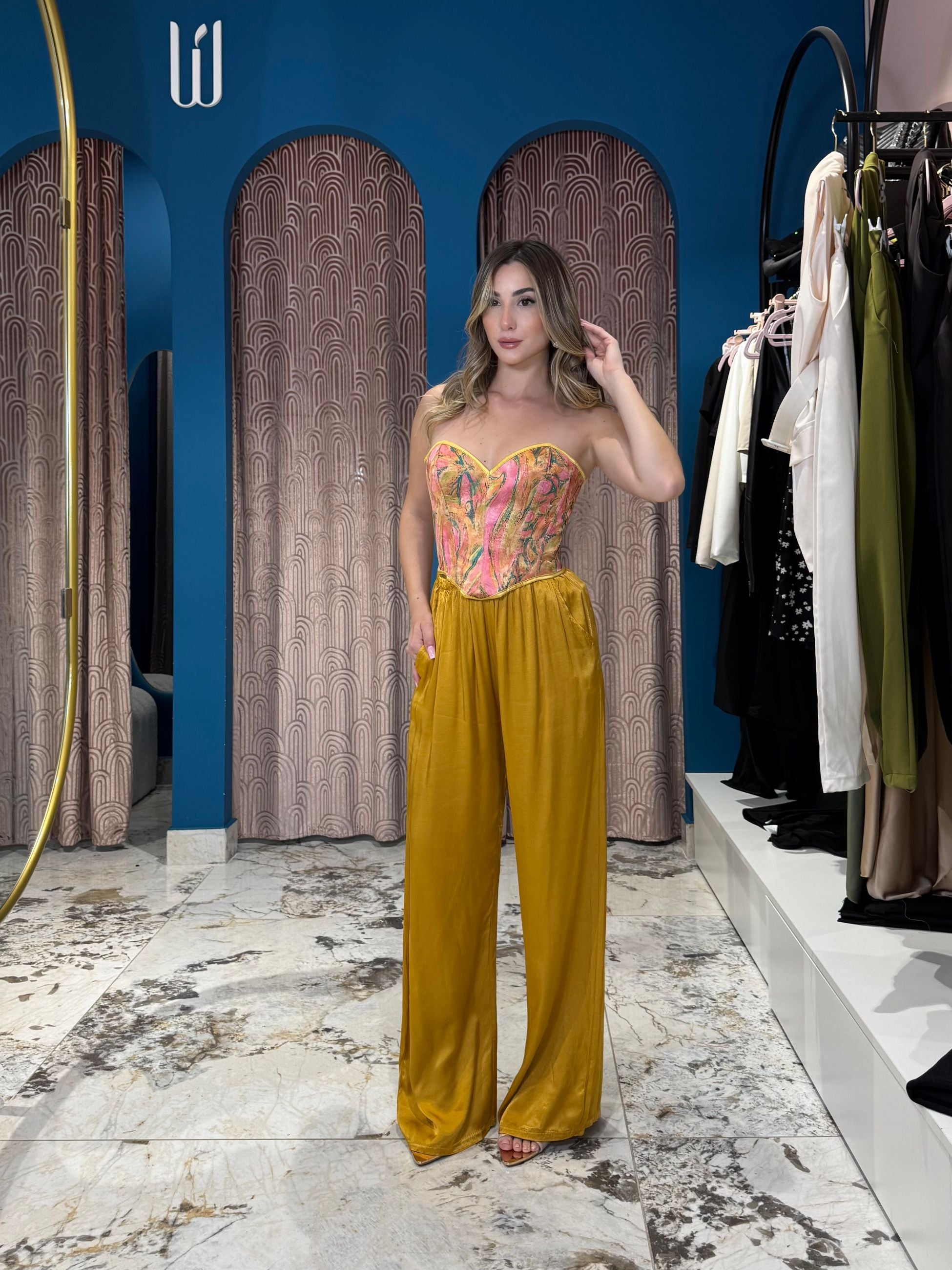 Pantalone Satin