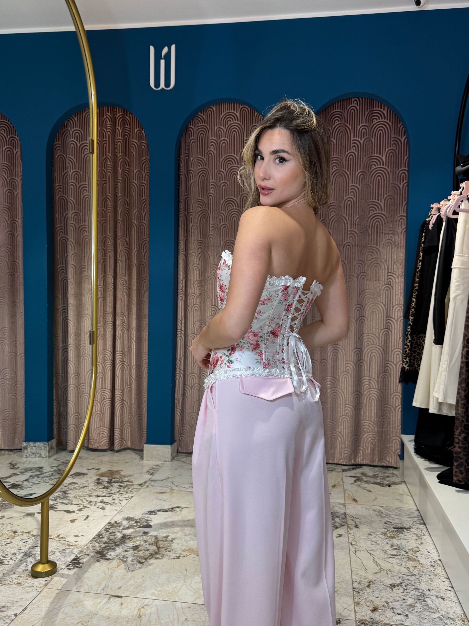 Corsetto Pink Flor