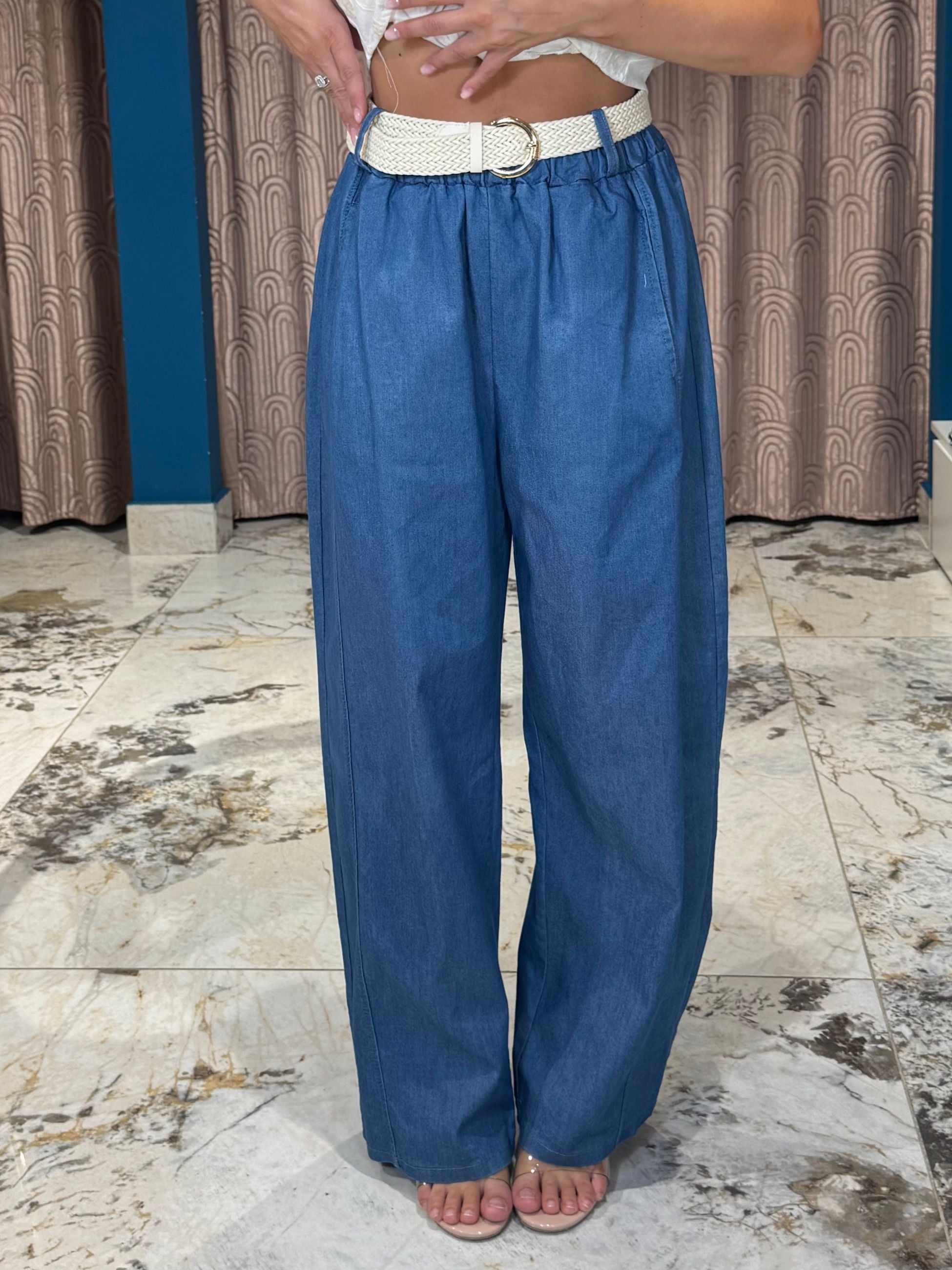 Pantalone Effetto Jeans