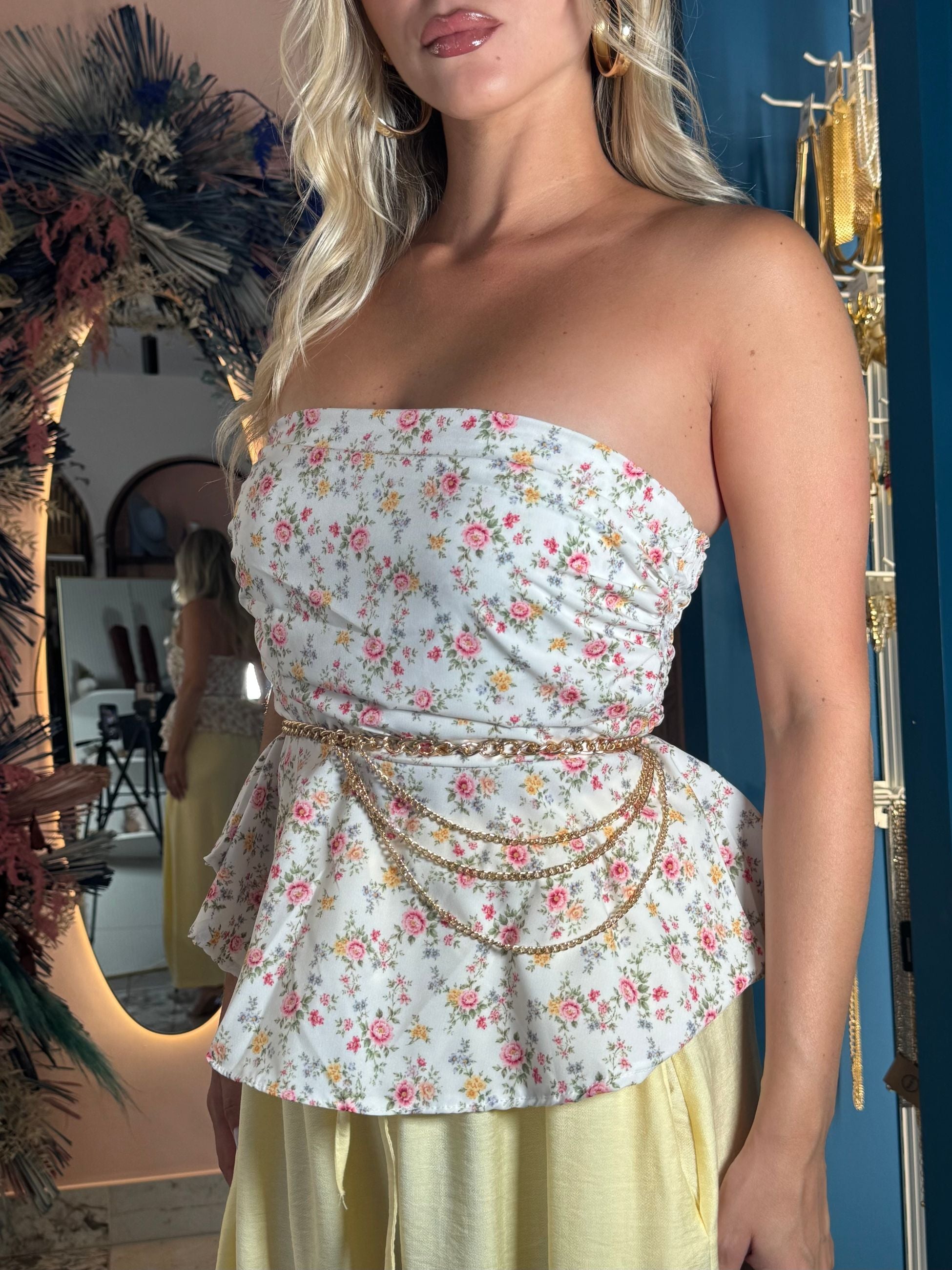 Top Fiori CREAM