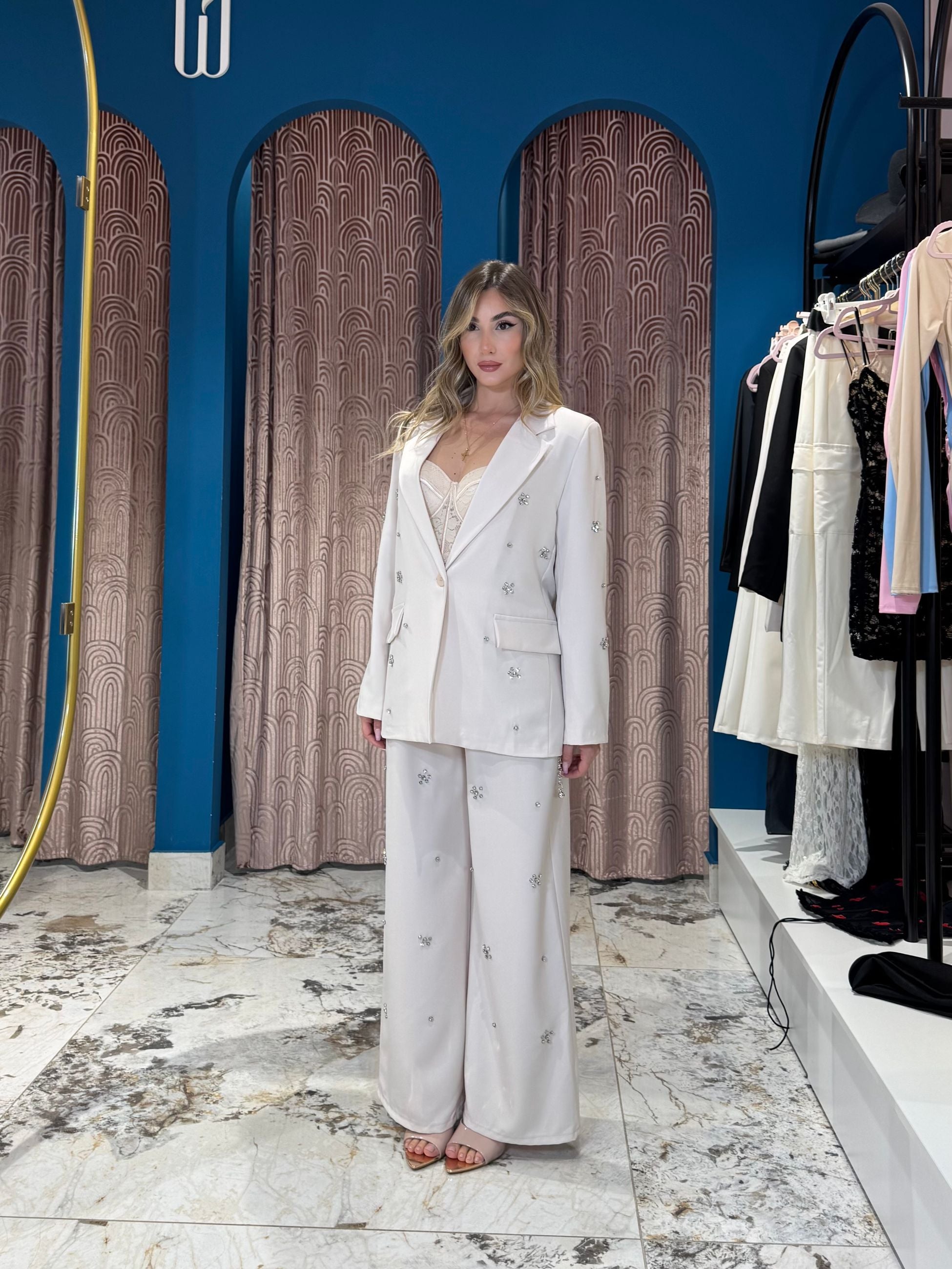 Tailleur Strass